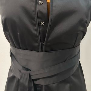 Beautiful, midi black dress, sleeveless